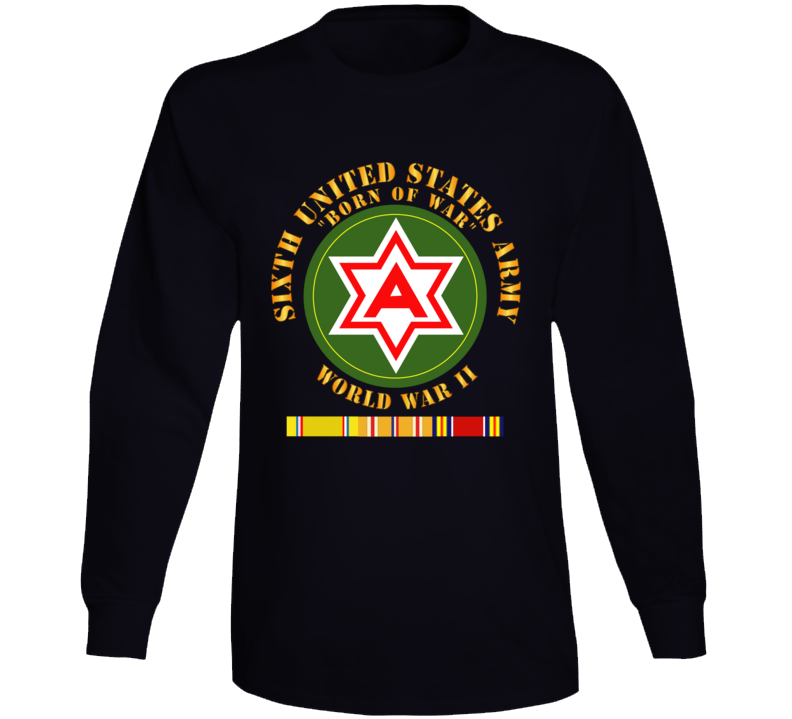 Army - 6th United States Army - Wwii W Pac Svc Long Sleeve
