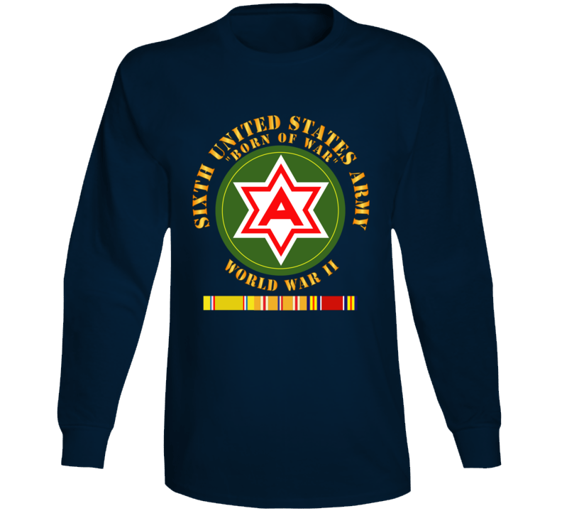 Army - 6th United States Army - Wwii W Pac Svc Long Sleeve