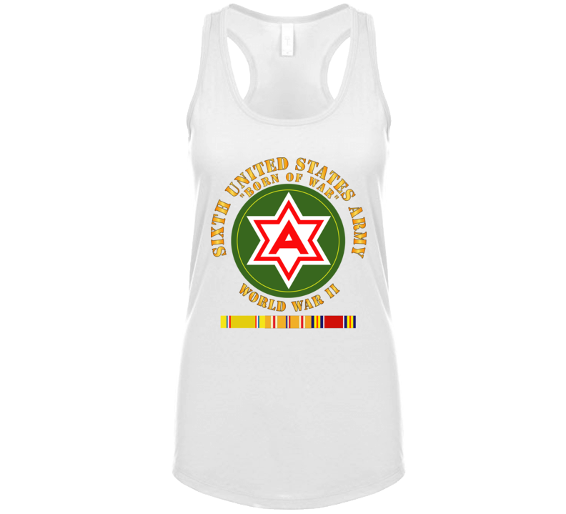 Army - 6th United States Army - Wwii W Pac Svc Tanktop