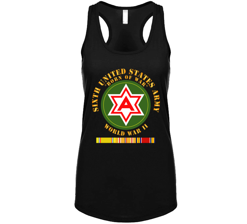 Army - 6th United States Army - Wwii W Pac Svc Tanktop