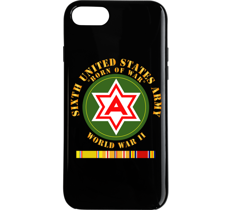 Army - 6th United States Army - Wwii W Pac Svc Phone Case