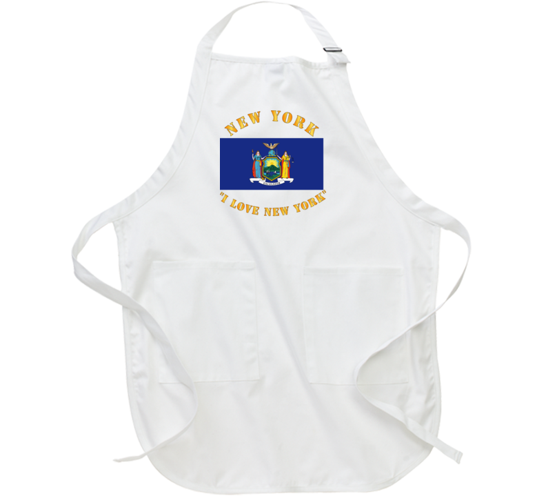 Flag - New York - I Love New York Apron