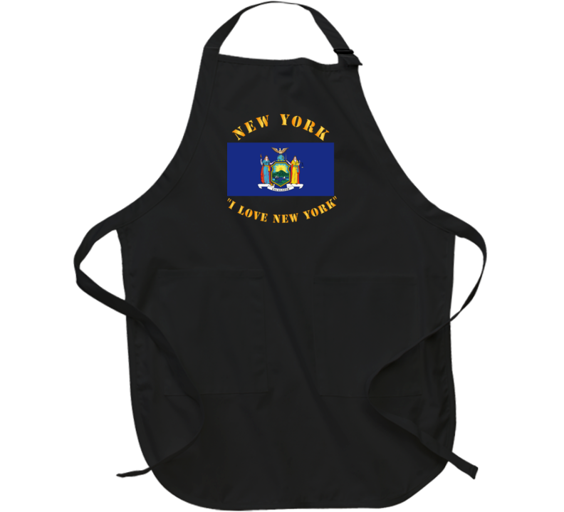 Flag - New York - I Love New York Apron