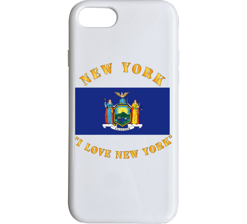Flag - New York - I Love New York Phone Case