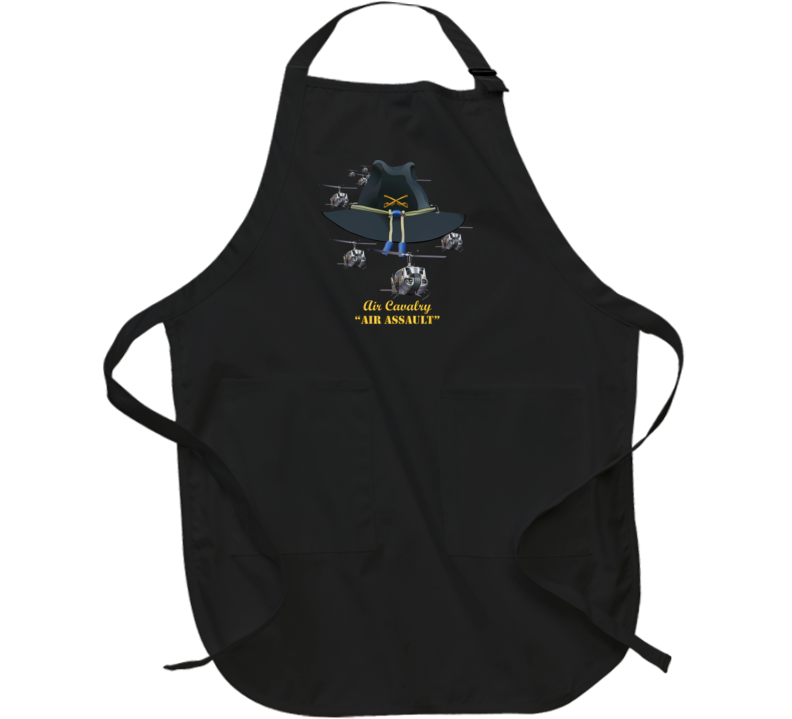Army - Cavalry Hat - Air Assault  w Branch w Slicks Apron