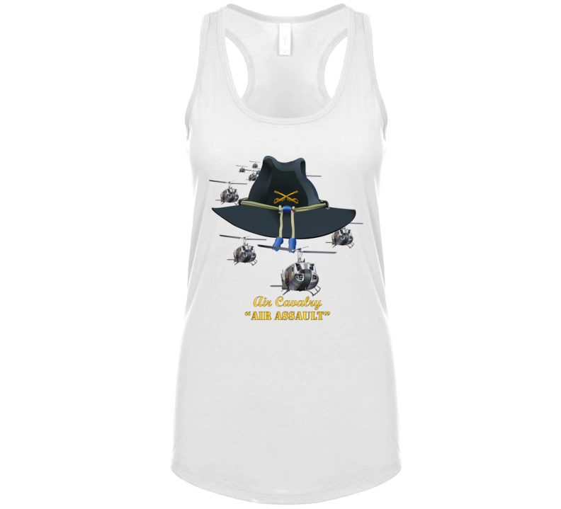 Army - Cavalry Hat - Air Assault  w Branch w Slicks Tanktop