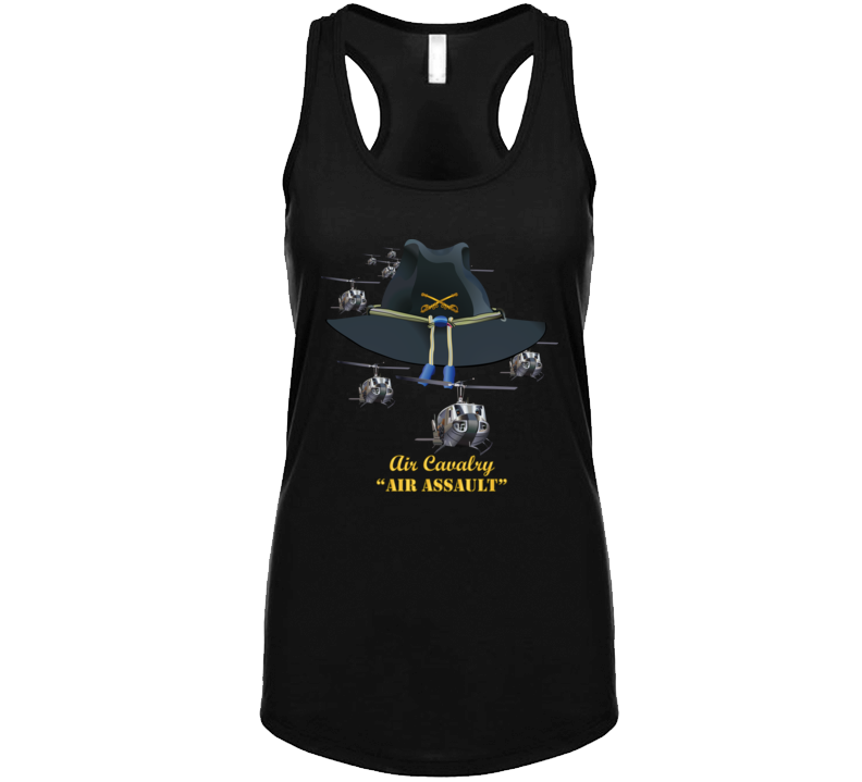 Army - Cavalry Hat - Air Assault  w Branch w Slicks Tanktop