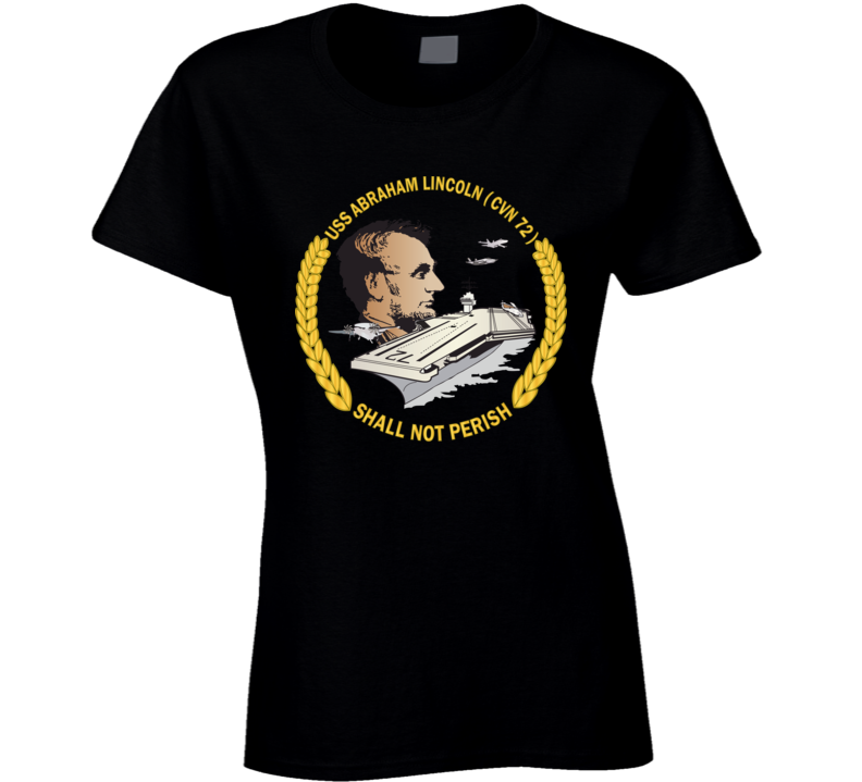 Navy - Uss Abraham Lincoln (cvn-72) Wo Backgrd T Shirt