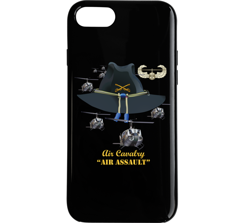 Army - Cavalry Hat - Air Assault  w Br w AA Badge  w Slicks Phone Case