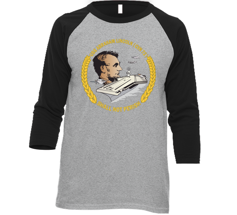 Navy - Uss Abraham Lincoln (cvn-72) Wo Backgrd T Shirt