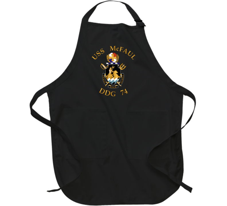Navy - Uss Mcfaul (ddg-74) Wo Backgrd Apron