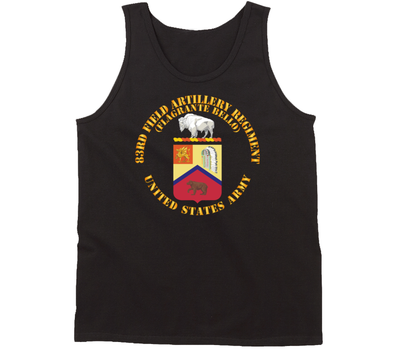 Army - Coa - 83rd Field Artillery Regiment - Flagrante Bello Tanktop