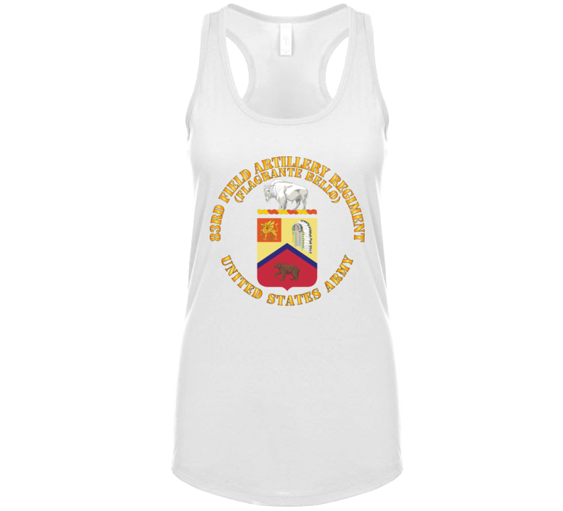 Army - Coa - 83rd Field Artillery Regiment - Flagrante Bello Ladies Tanktop