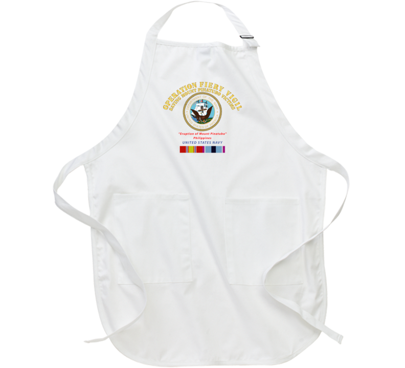Navy - Operation Firey Vigil - Us Navy W Svc Apron