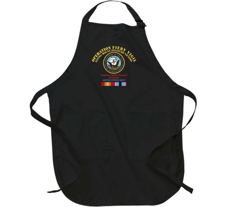 Navy - Operation Firey Vigil - Us Navy W Svc Apron