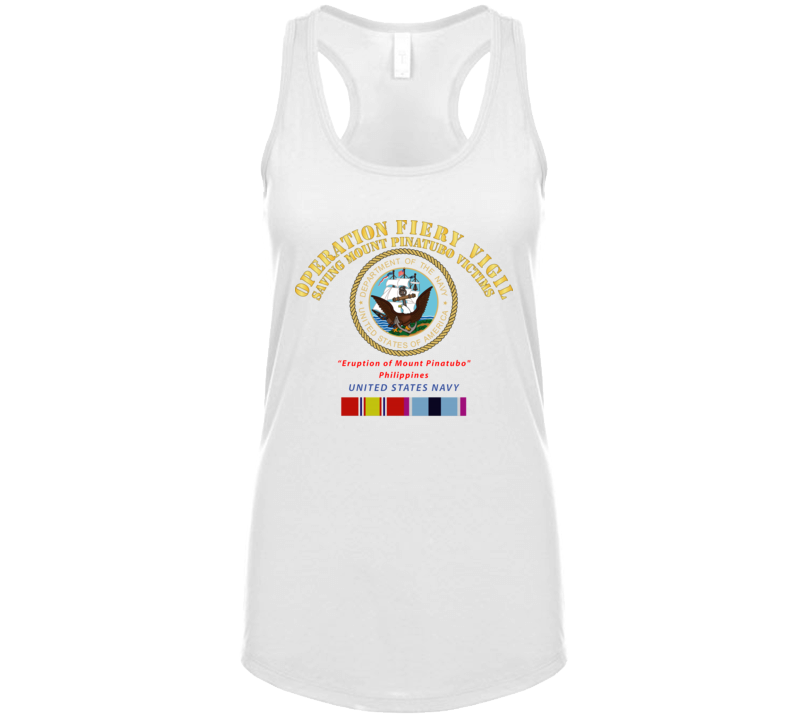 Navy - Operation Firey Vigil - Us Navy W Svc Tanktop