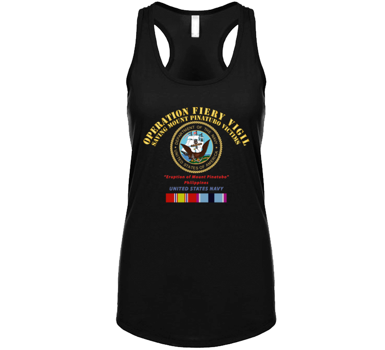 Navy - Operation Firey Vigil - Us Navy W Svc Tanktop