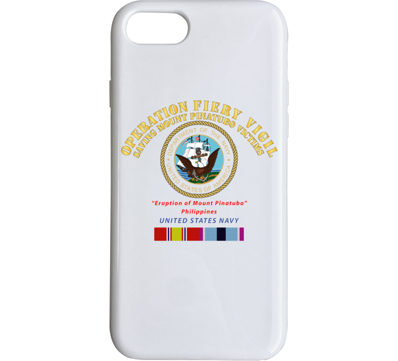 Navy - Operation Firey Vigil - Us Navy W Svc Phone Case