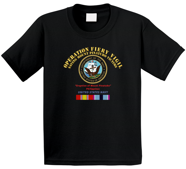 Navy - Operation Firey Vigil - Us Navy W Svc T Shirt