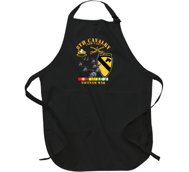 Army - 8th Cavalry (Air Cav) - 1st  Cav Division w SVC Apron
