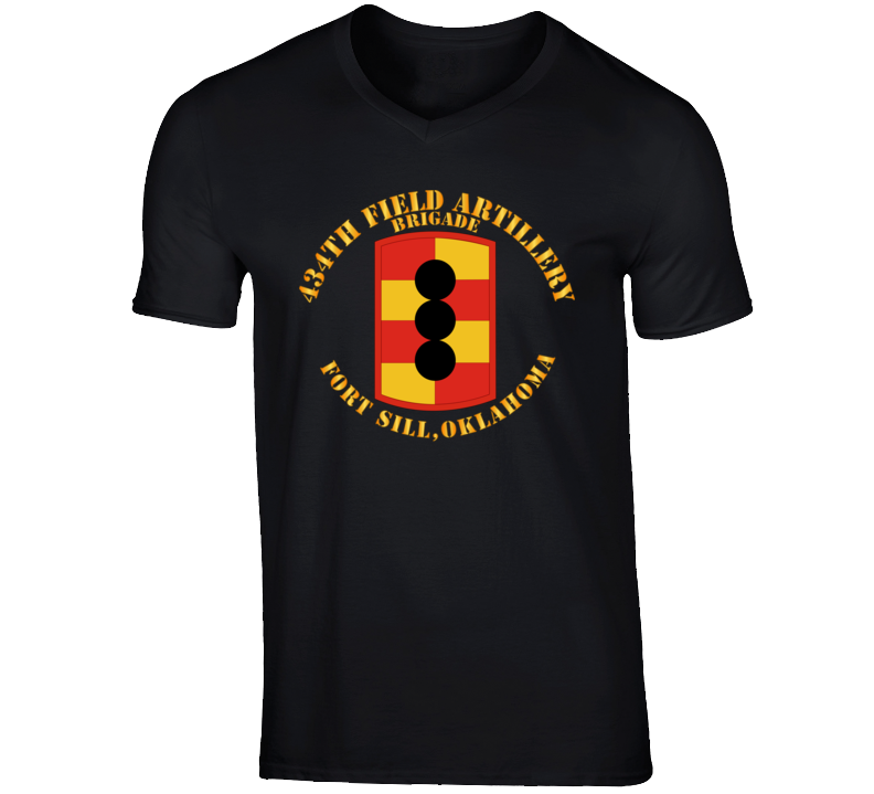 Army - 434th Field Artillery Brigade W Ssi - Fort Kill Ok V-neck