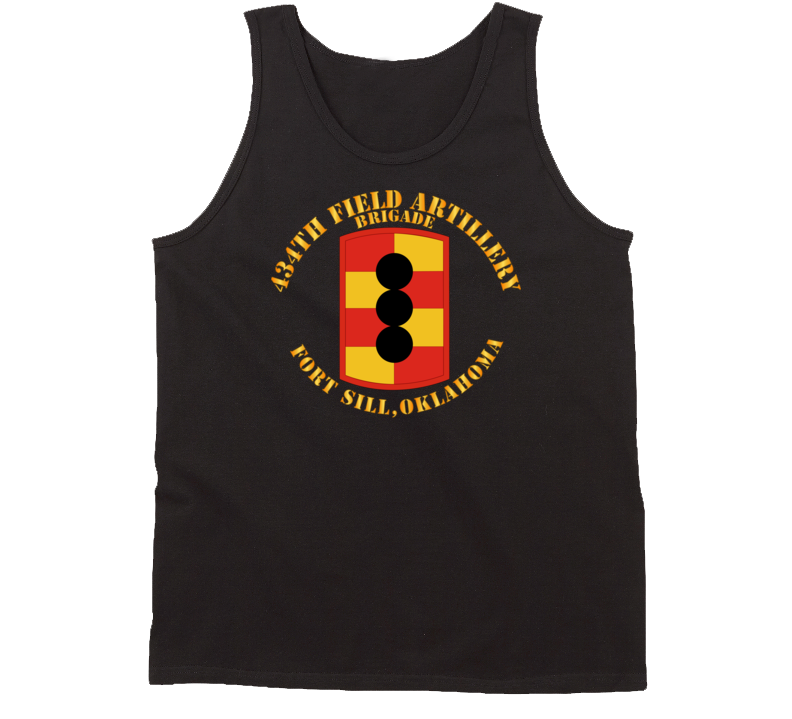Army - 434th Field Artillery Brigade W Ssi - Fort Kill Ok Tanktop