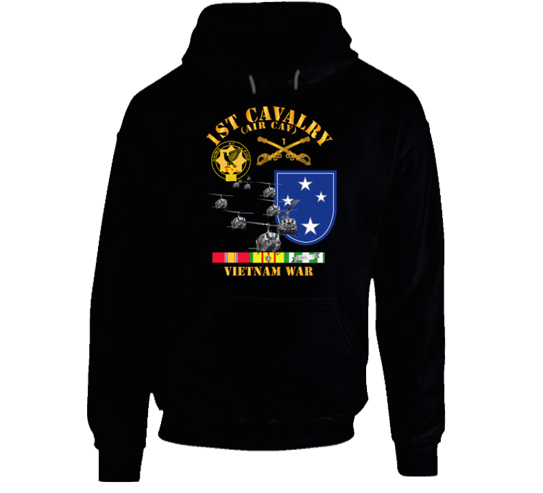 Army - 1st Cavalry (air Cav) - 23rd Infantry Division W Svc Hoodie