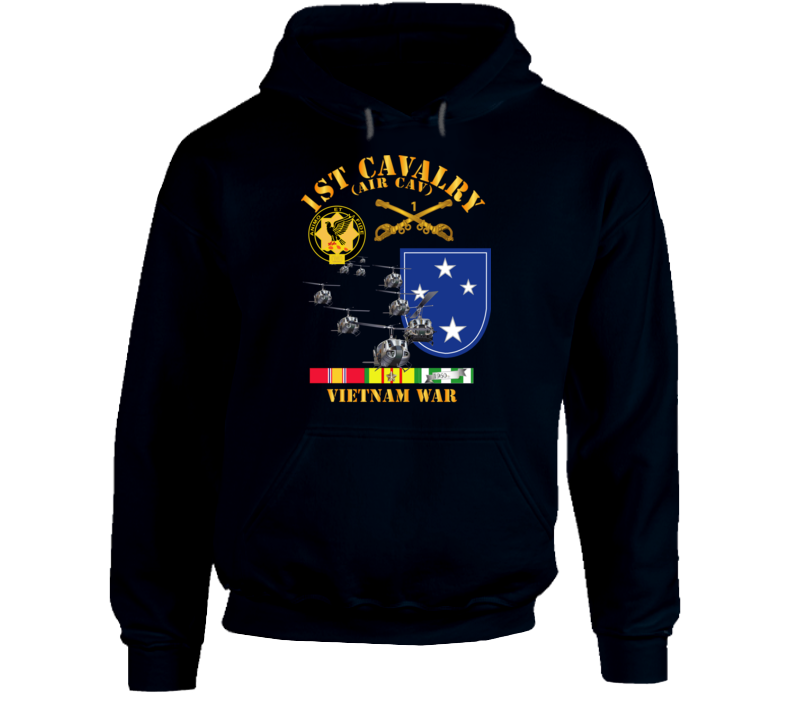 Army - 1st Cavalry (air Cav) - 23rd Infantry Division W Svc Hoodie