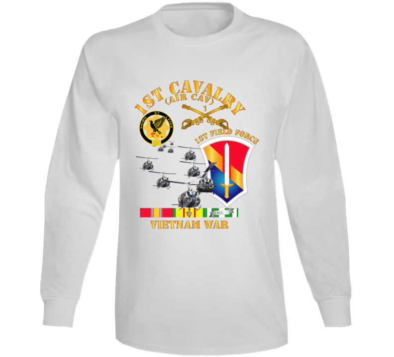 Army - 1st Cavalry (air Cav) - 1st Field Force W Svc Long Sleeve