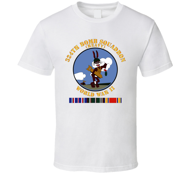 AAC - 324th Bomb Squadron - WWII w EU SVC T Shirt