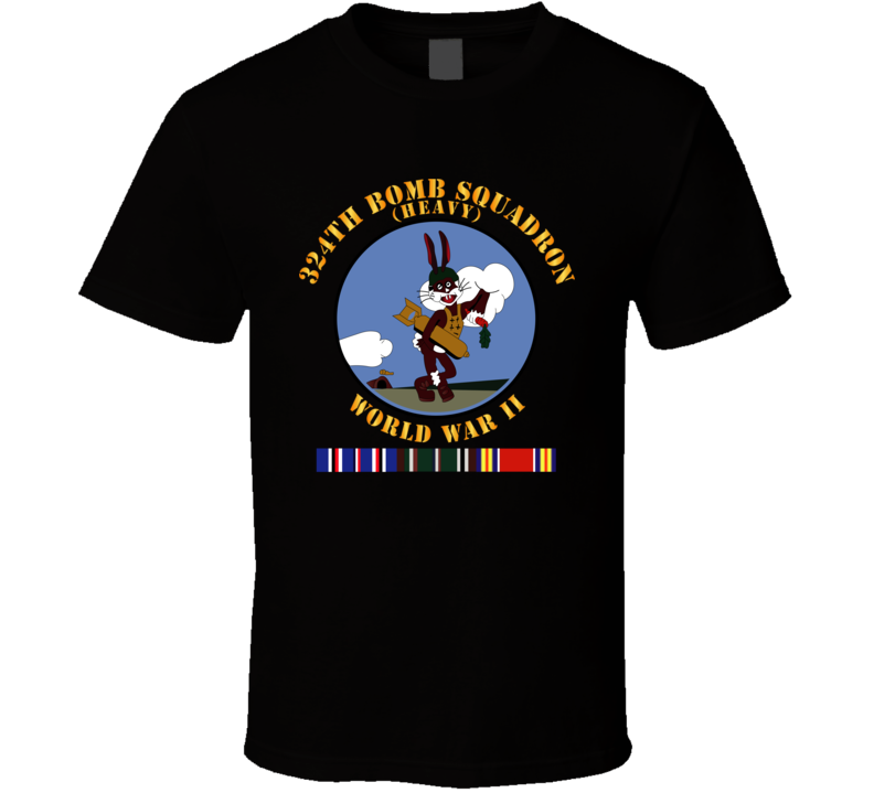 AAC - 324th Bomb Squadron - WWII w EU SVC T Shirt