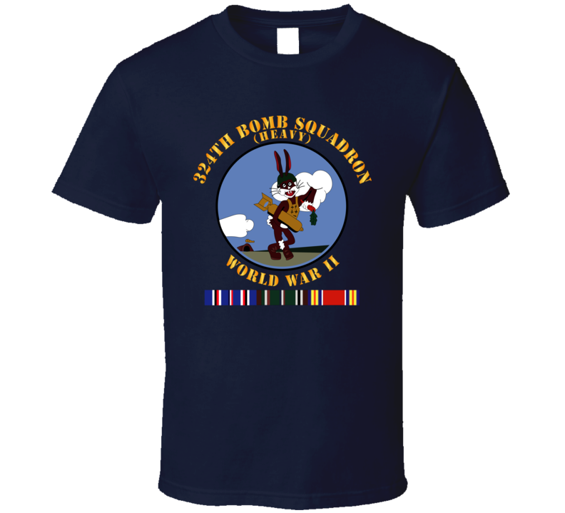 AAC - 324th Bomb Squadron - WWII w EU SVC T Shirt