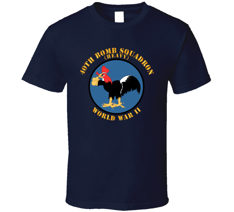 Aac - 40th Bomb Squadron - Wwii T Shirt