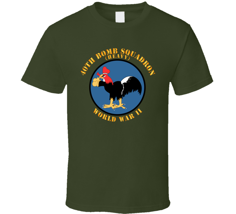 Aac - 40th Bomb Squadron - Wwii T Shirt