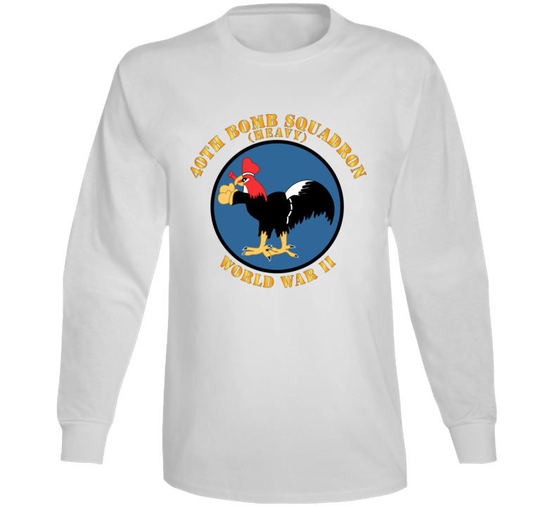 Aac - 40th Bomb Squadron - Wwii Long Sleeve