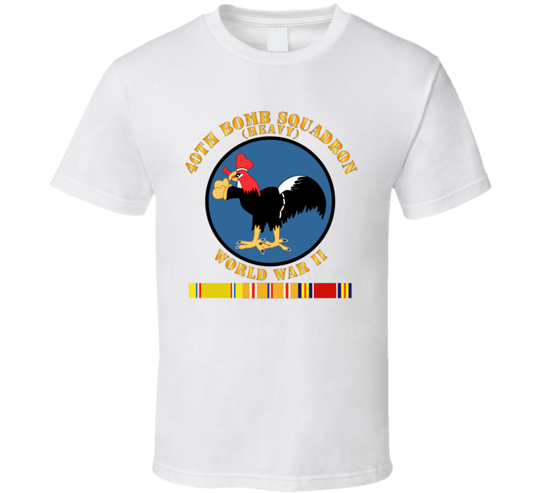 Aac - 40th Bomb Squadron - Wwii W Pac Svc T Shirt