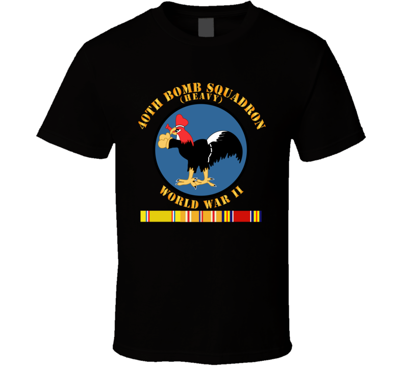 Aac - 40th Bomb Squadron - Wwii W Pac Svc T Shirt