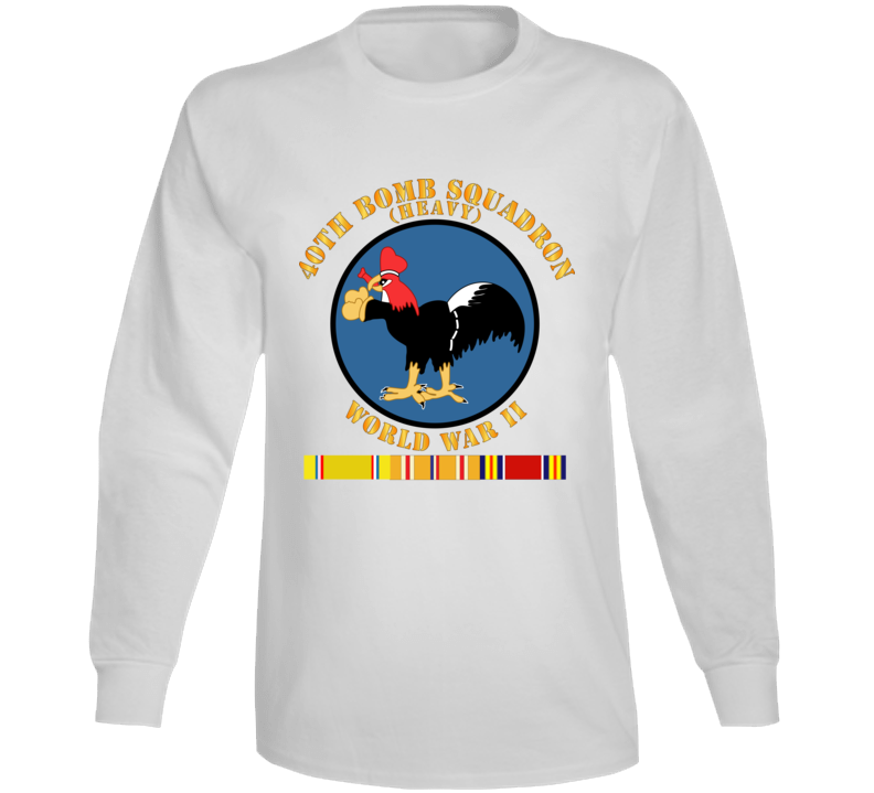 Aac - 40th Bomb Squadron - Wwii W Pac Svc Long Sleeve