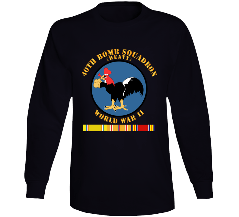 Aac - 40th Bomb Squadron - Wwii W Pac Svc Long Sleeve