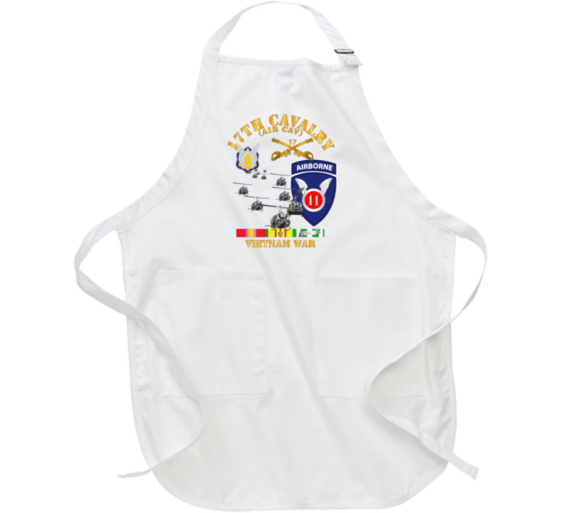 Army - 17th Cavalry (air Cav) - 11th Airborne Division W Svc Apron