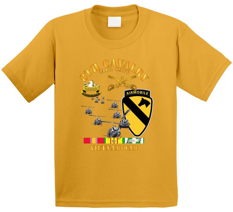 Army - 8th Cavalry (air Cav) - 1st  Cav Division W Svc Kids