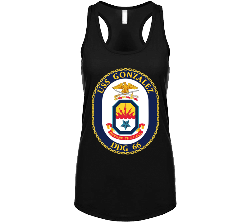 Navy - Uss Gonzalez (ddg 66) Wo Txt Ladies Tanktop