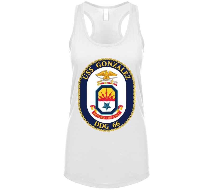 Navy - Uss Gonzalez (ddg 66) Wo Txt Ladies Tanktop