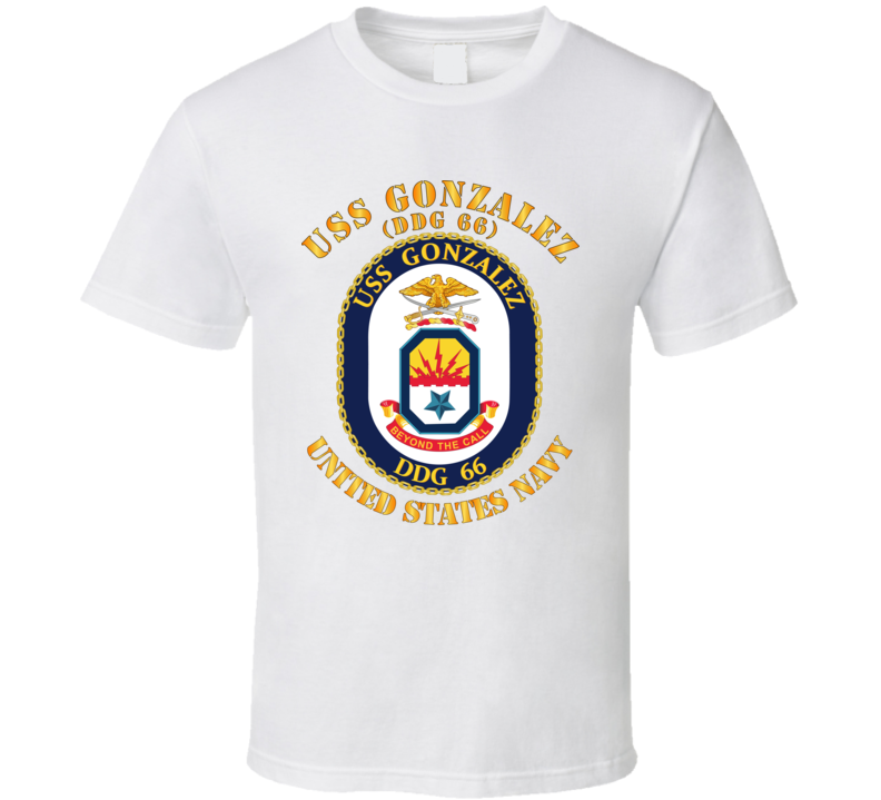 Navy - Uss Gonzalez (ddg 66) T Shirt