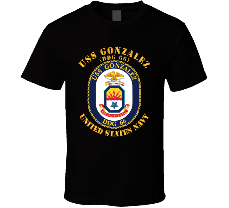 Navy - Uss Gonzalez (ddg 66) T Shirt