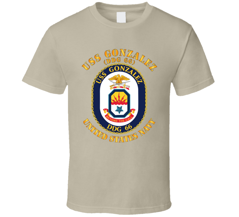 Navy - Uss Gonzalez (ddg 66) T Shirt