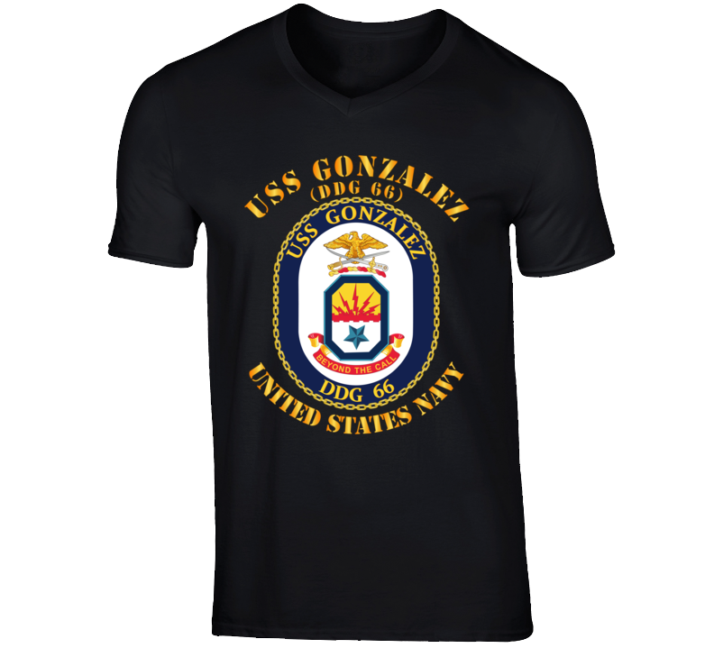 Navy - Uss Gonzalez (ddg 66) V-neck