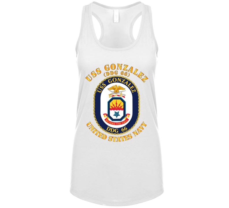 Navy - Uss Gonzalez (ddg 66) Ladies Tanktop