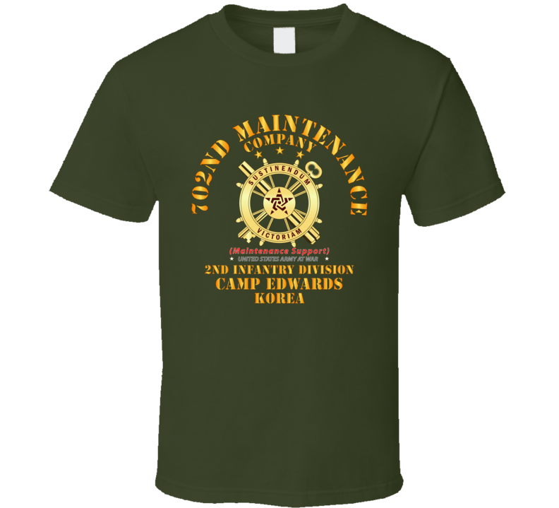 Army - 702nd Maintenance Company   - Camp Edwards -  Korea T Shirt