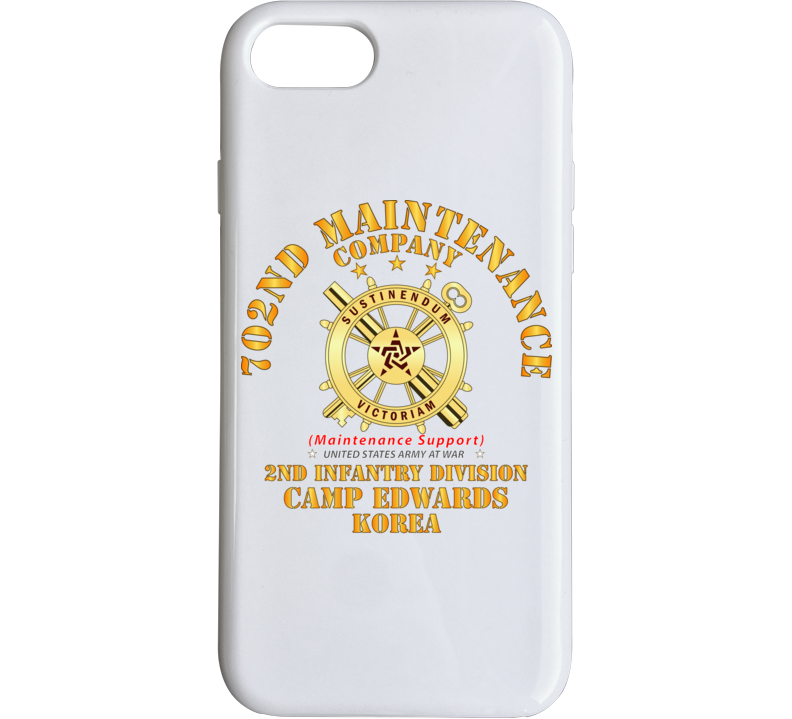 Army - 702nd Maintenance Company   - Camp Edwards -  Korea Phone Case